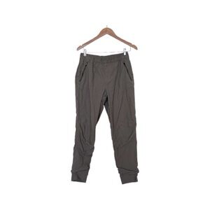 Eddie Bauer.Gray/Green High Waisted Zipper Front Pockets Pull-On Joggers Pants 6